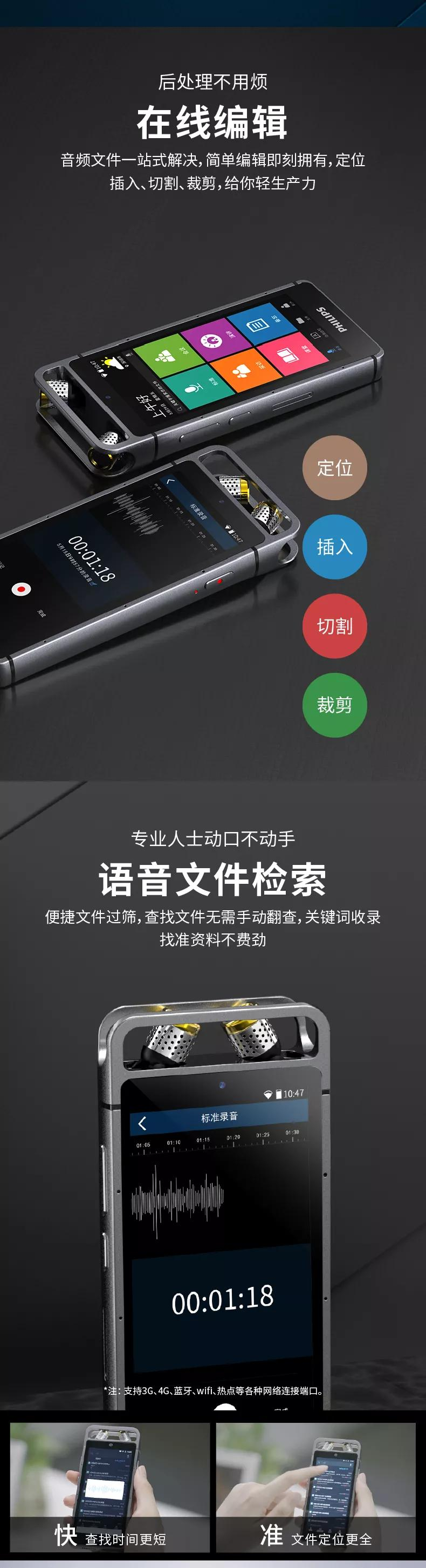 飞利浦VTR9100 「生物(wù)ID」密码，解锁声音记忆