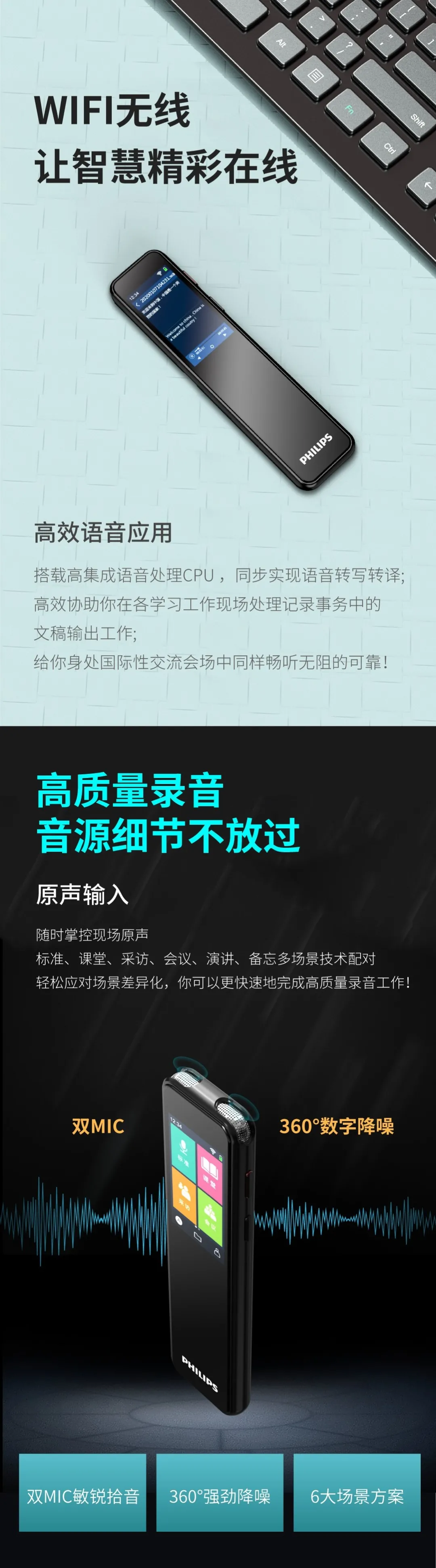 「飞利浦VTR5201」视觉 x 应用(yòng) 双升级，绝出新(xīn)能(néng)量
